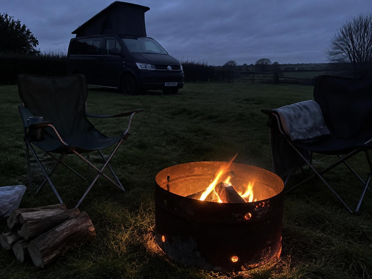 Fire pit provided