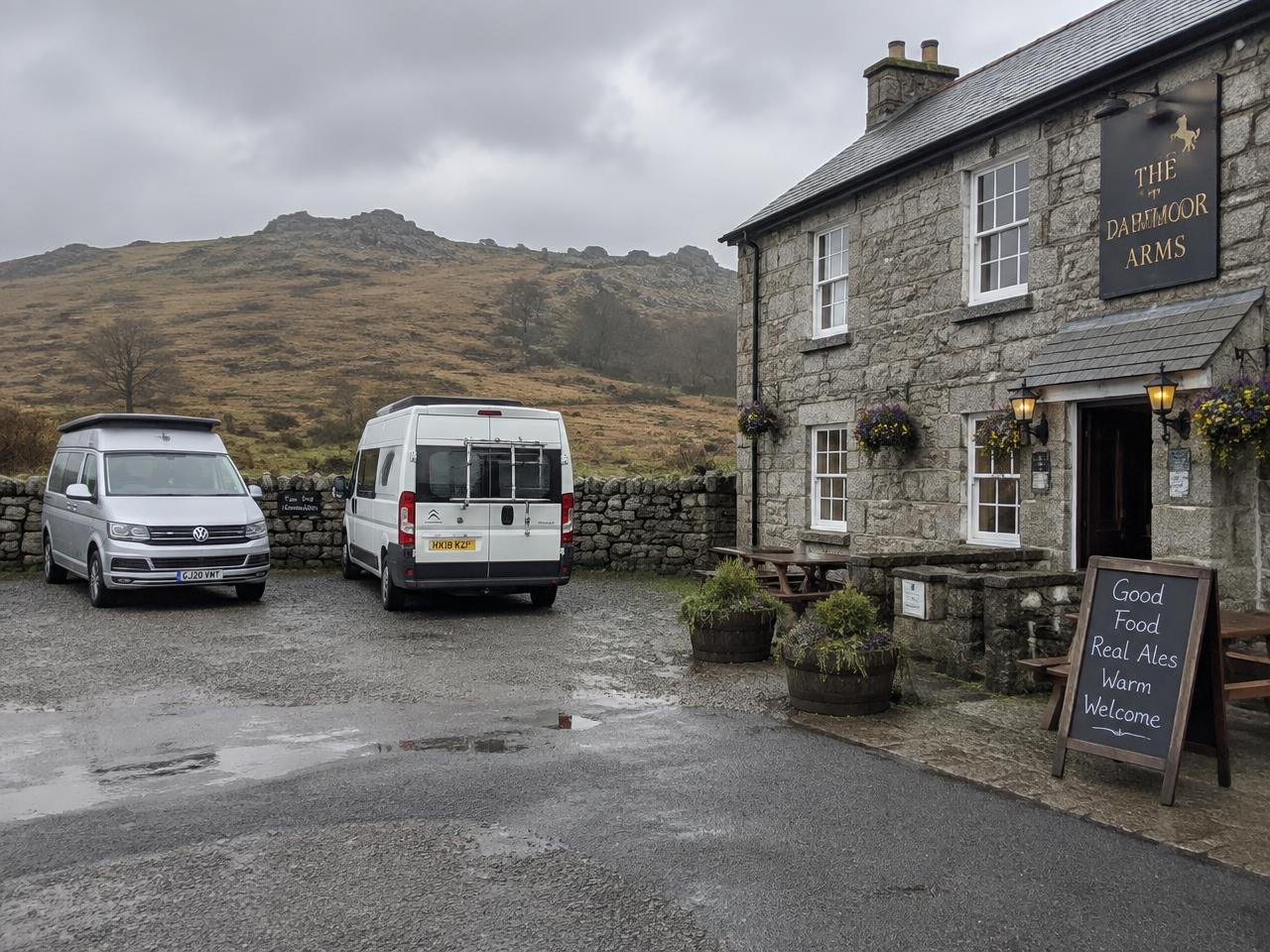 The Dartmoor Arms car park