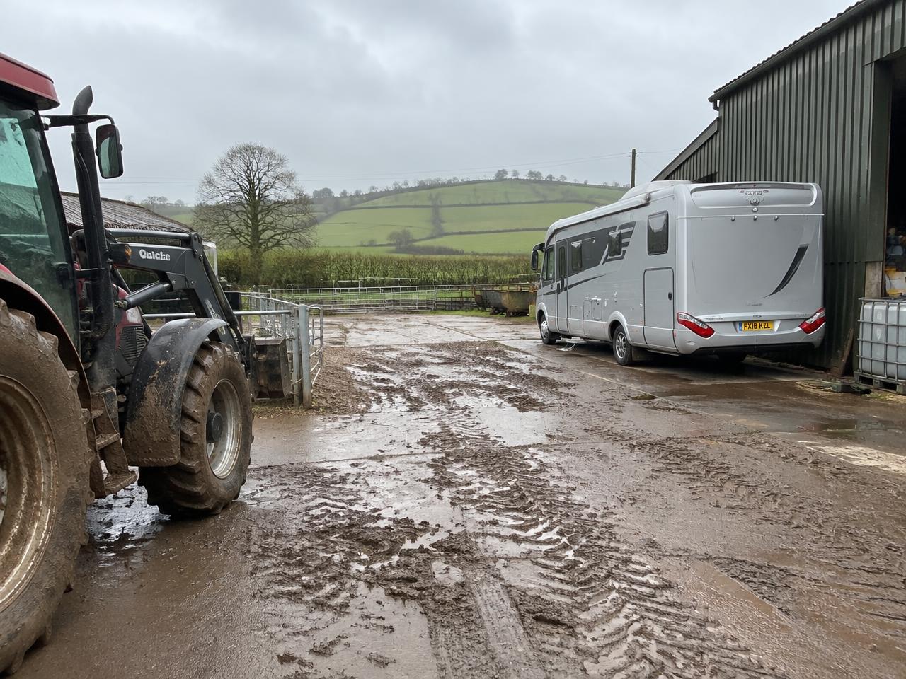Red soil farm, North Devon
