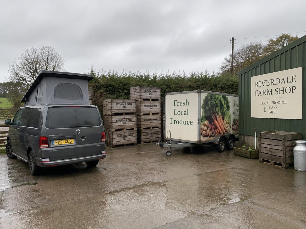 Farm shop yard, Bridport