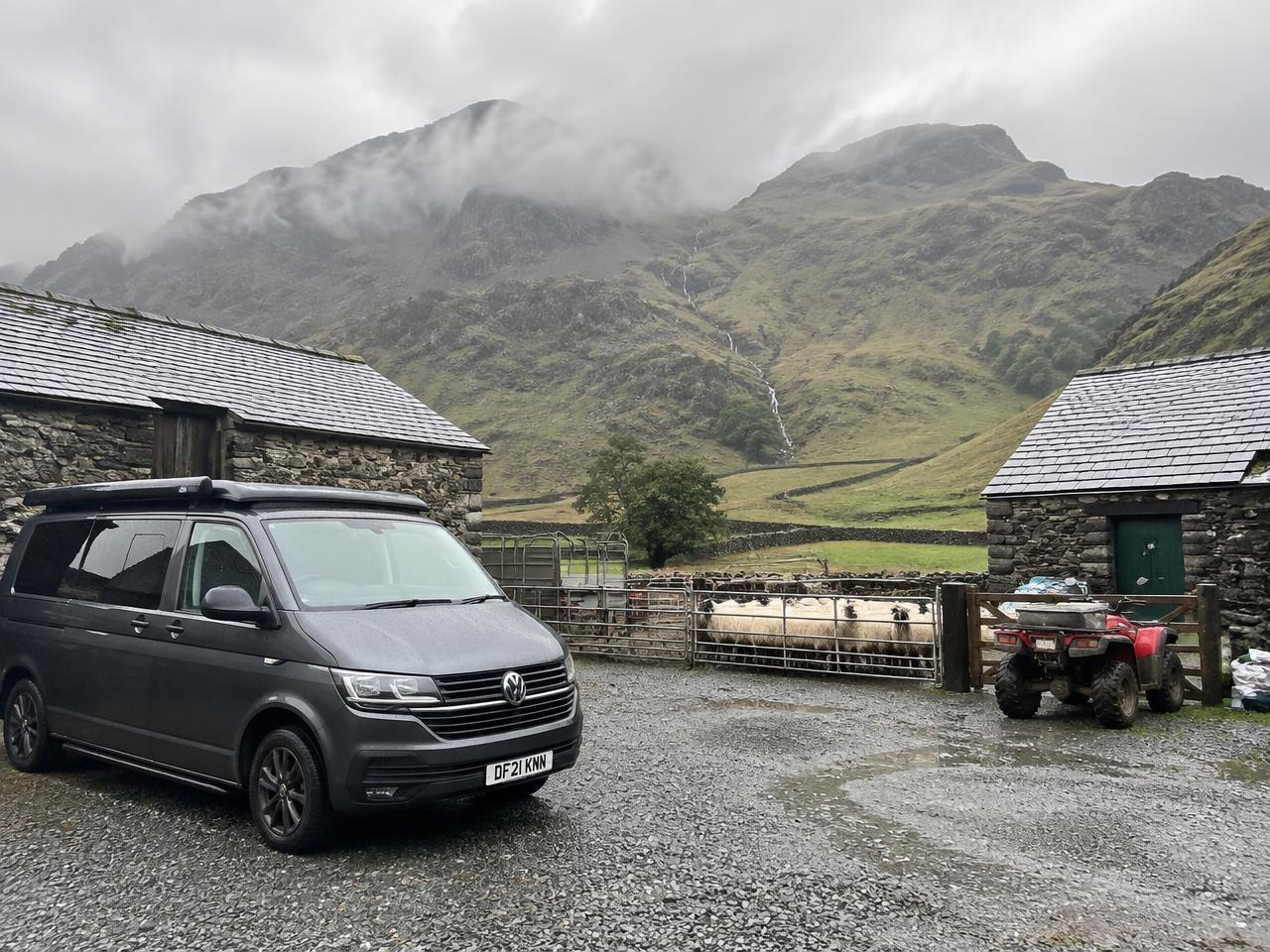 Hill farm pitch, Great Langdale